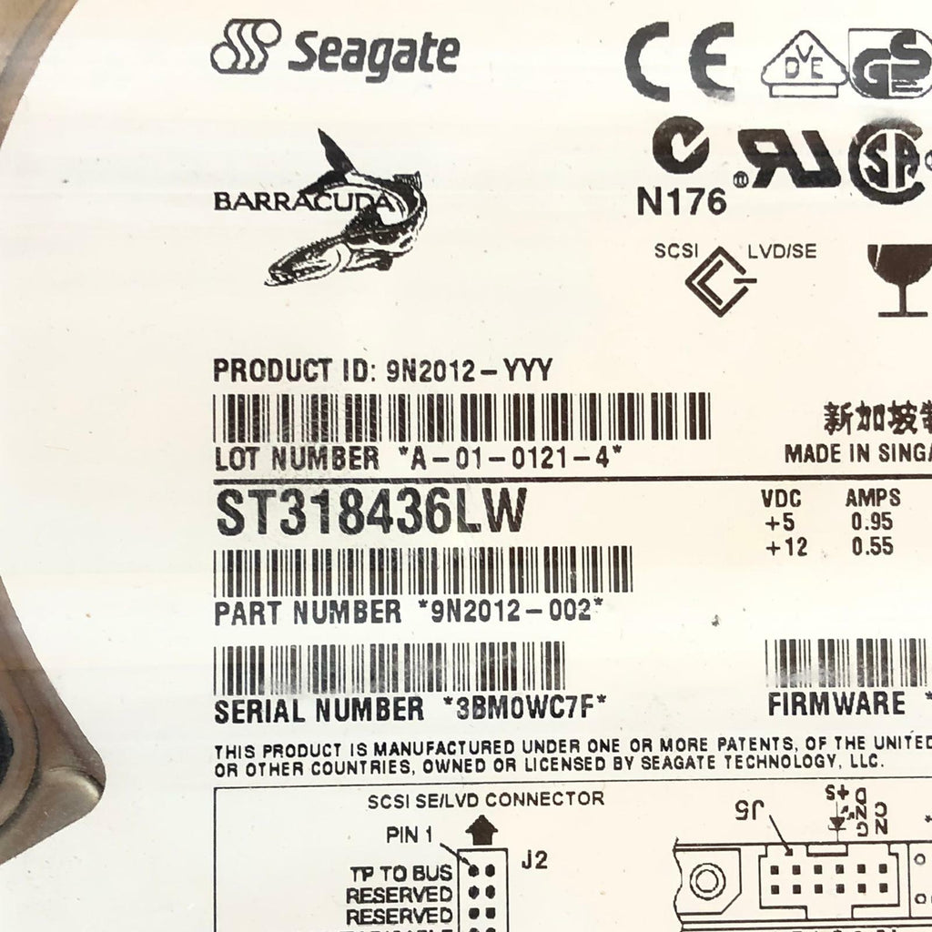 Seagate Barracuda 18XL 18.37GB Internal 7200RPM 3.5