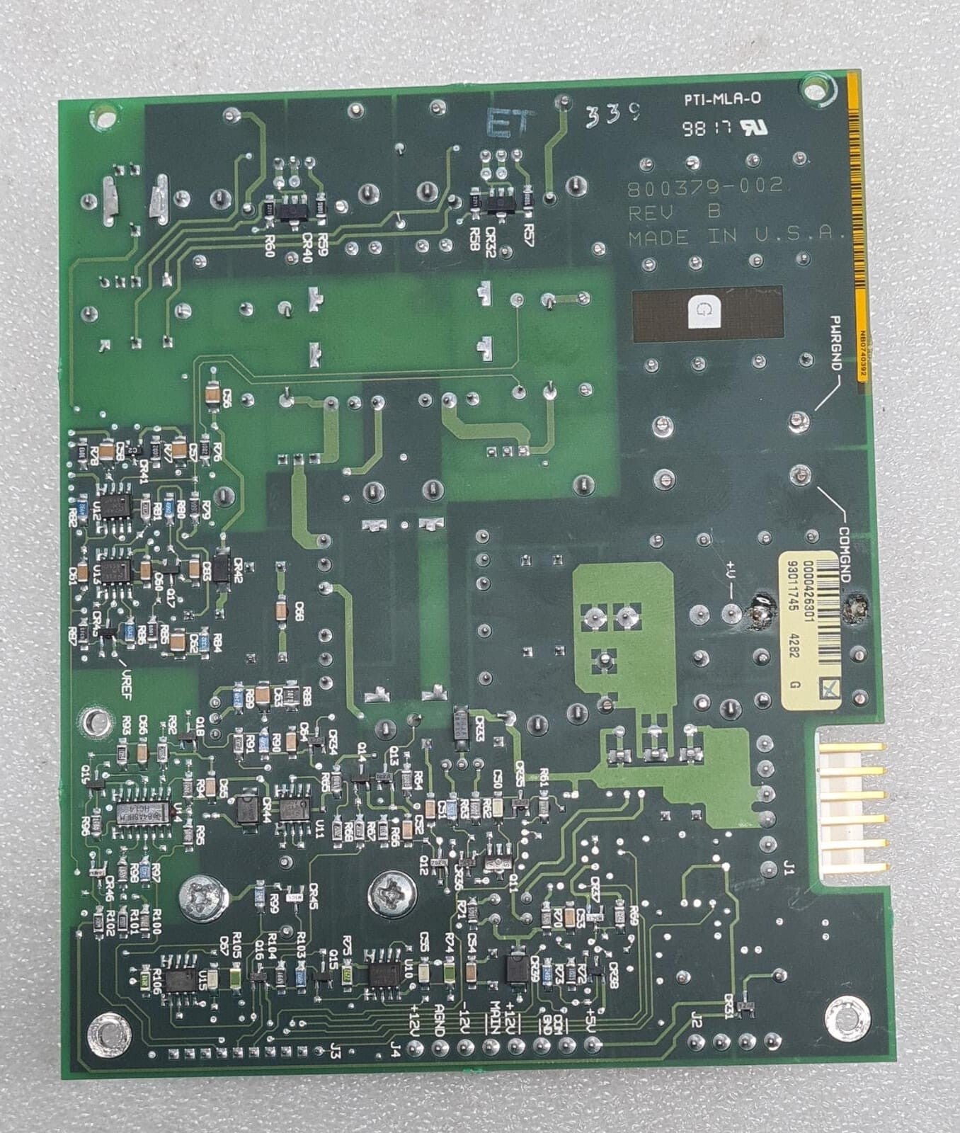 MARQUETTE ELECTRONICS 800378-002 800379-002 Power Supply Board for GE Eagle 4000