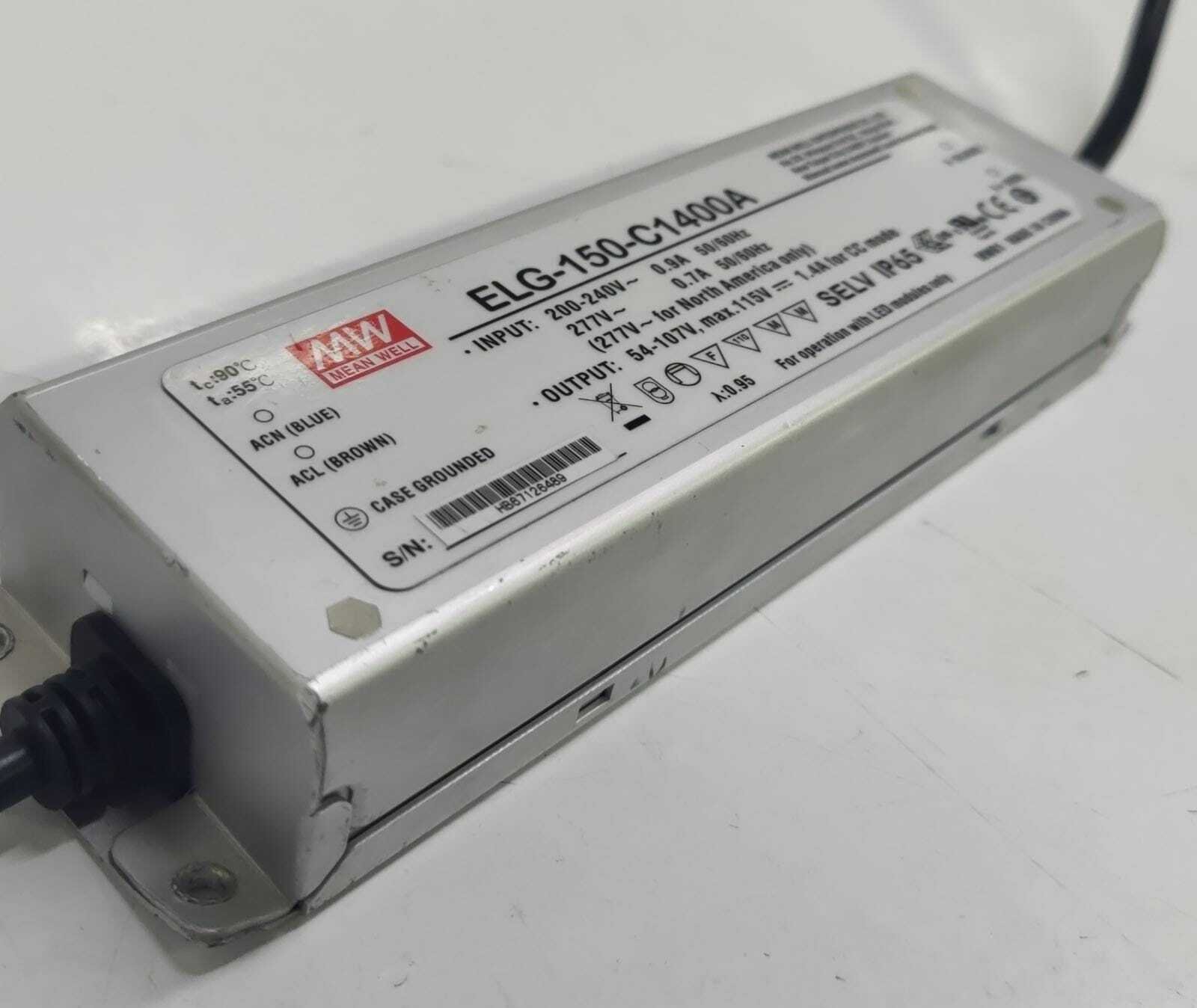 Mean Well ELG-150-C1400A 150W 115V Constant Current Potentiometer LED Driver