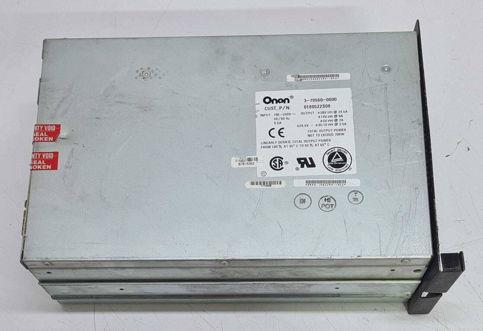 Motorola Quantar Onan 3-70560-0000 Power Supply 100-250V 50/60 Hz