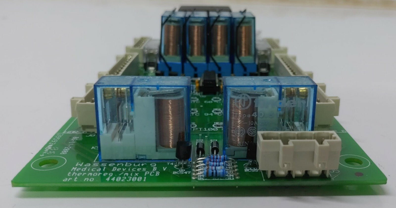 WASSENBURG MEDICAL DEVICES B.V. PCB BOARD 44023001 W/ WHITE Connectors