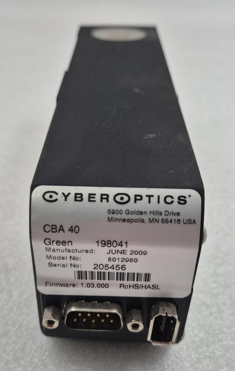 CyberOptics CBA 40 Green 198041 8012980 Firewire Camera - FOR PARTS