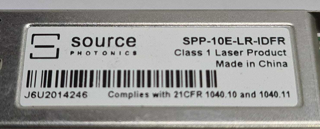 Source Photonics SPP-10E-LR-IDFR 10G 10km SFP Transceiver