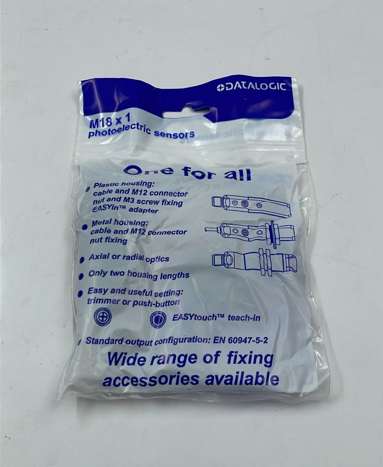 [LOT OF 10] NEW- DATALOGIC M18x1 S50-PR-5-G00-PP Proximity Photoelectric Sensor