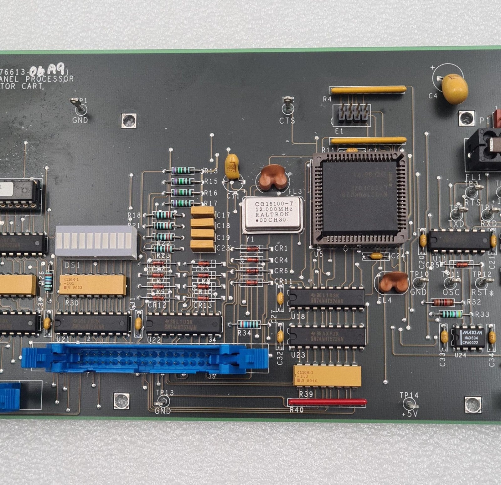 GE ASSY 00-876613-06 (A9) CONTROL PANEL PROCESSOR 9600 MONITOR CART WORKSTATION