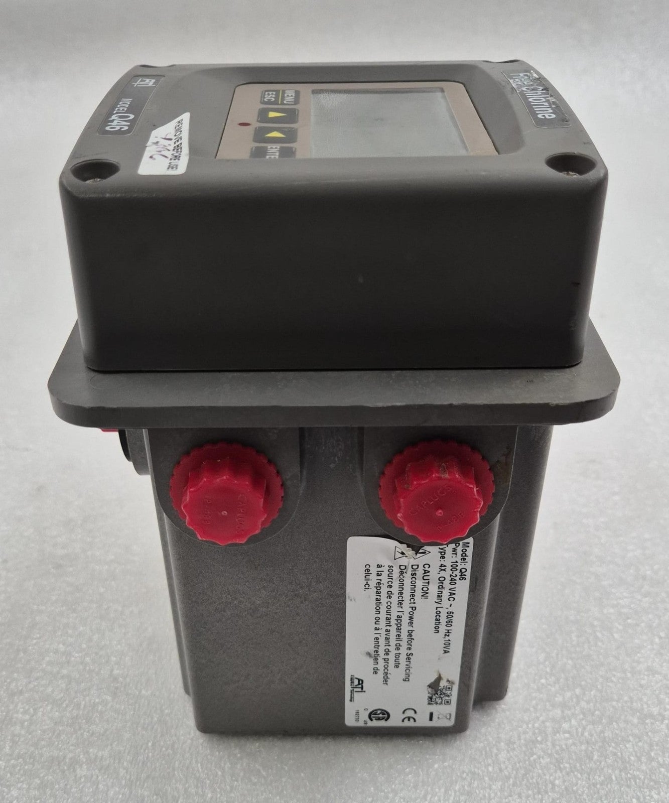 ATi Q46 DISSOLVED OZONE MONITOR 100-240VAC 50/60 Hz 10VA **AS-IS**