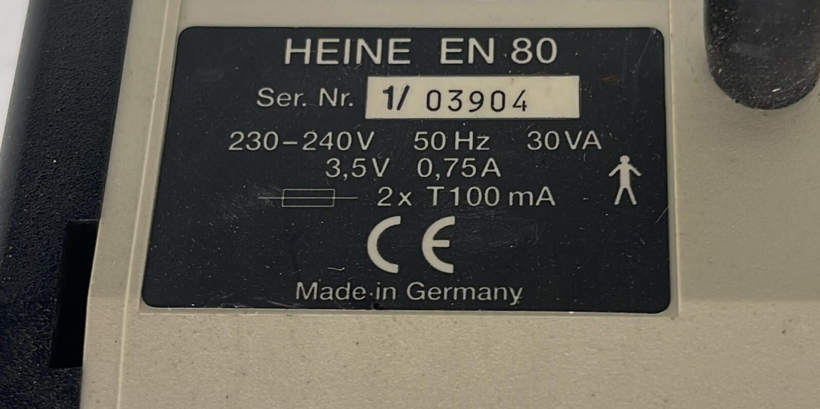 Heine EN 80 Wall Mounted Ophthalmascope/Otoscope **AS IS