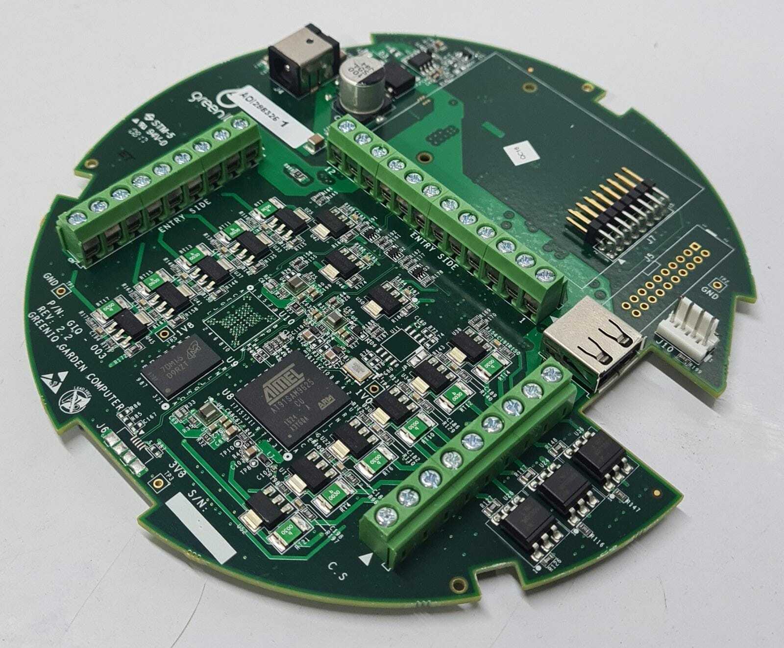 GreenIQ Garden Computer Board GIQ- 003 Rev. 2.2 WiFi Irrigation Controller