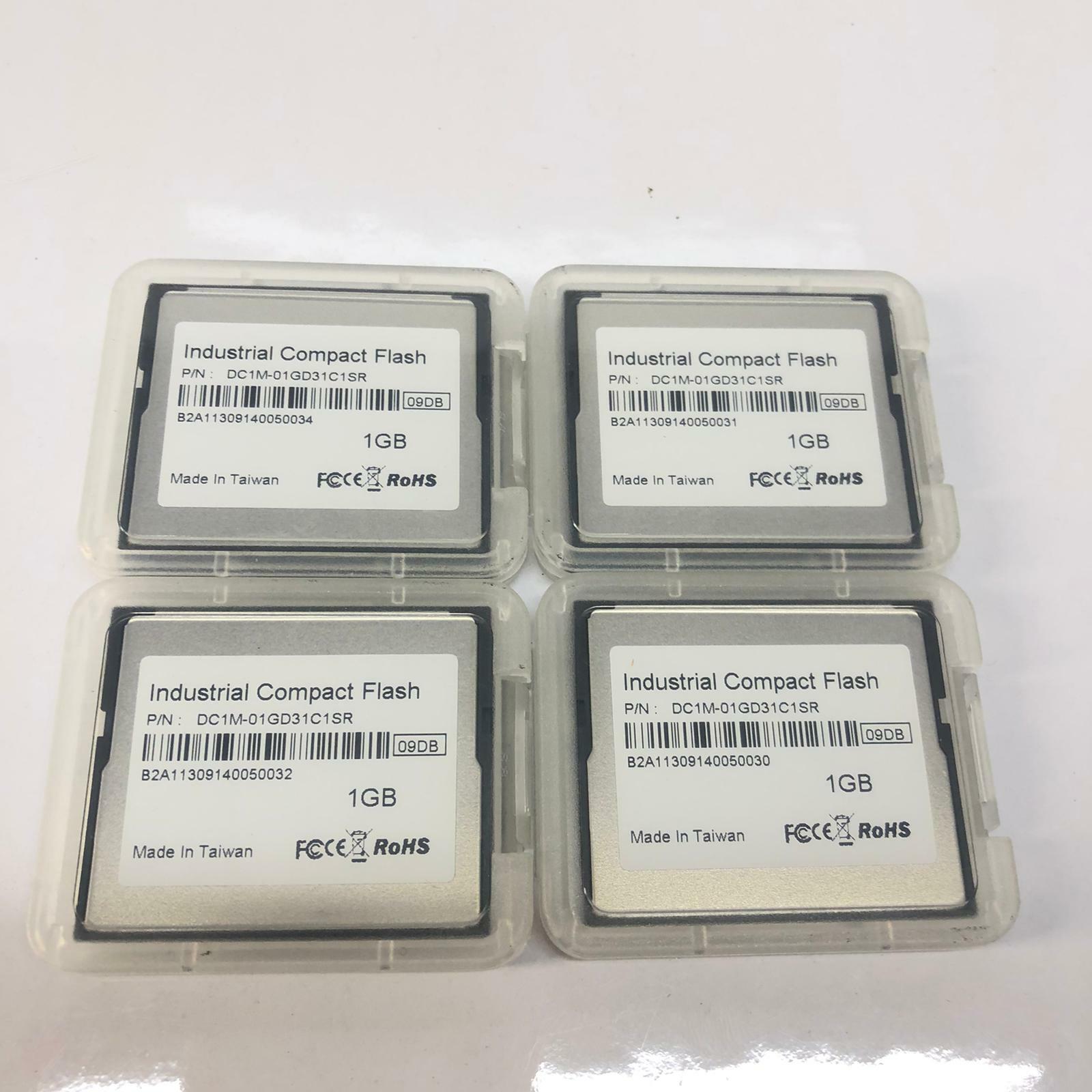 [4 Pcs] INNODISK CF-I1GB Card Compact Flash I 1GB CF-I, 40MB/s, DC1M-01GD31W1D