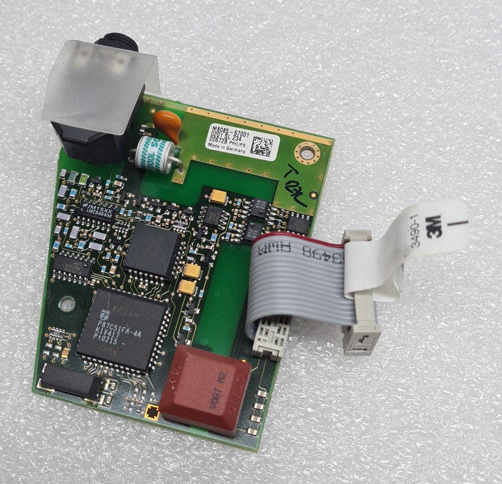 PHILIPS MP60 DEFIB BOARD I/F ECG OUT T13-C2 / M8085-67001 006728 M8085-26401 PCB