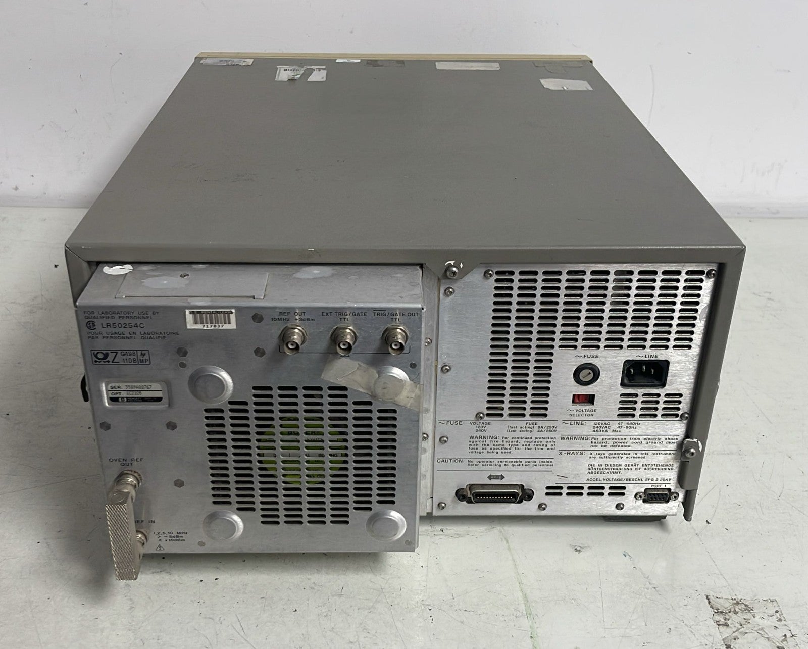 HP 3589A spectrum and network analyzer 10Hz to 150MHz for RF measurement and signal analysis