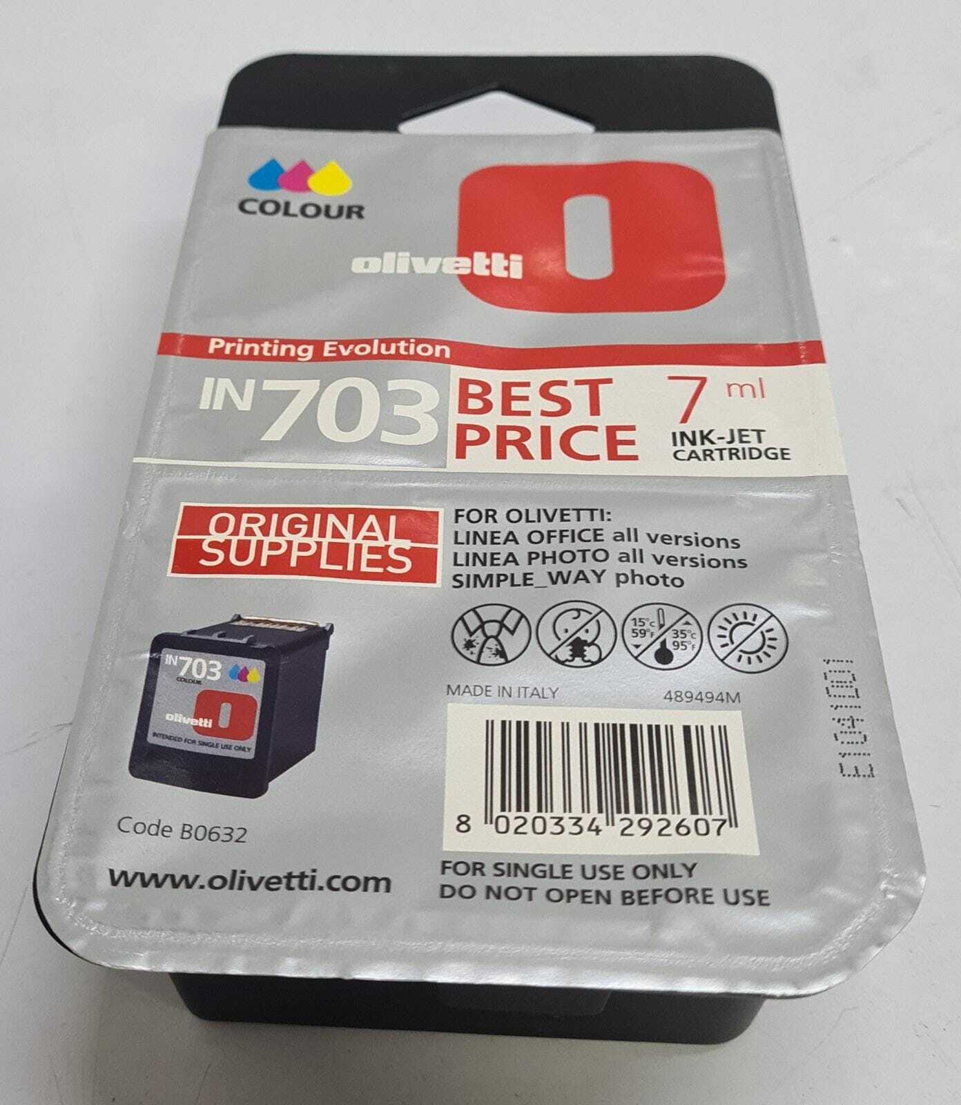 [LOT OF 3] NEW OEM Olivetti IN703 Color B0632 Linea Office / Photo Simple_Way OV