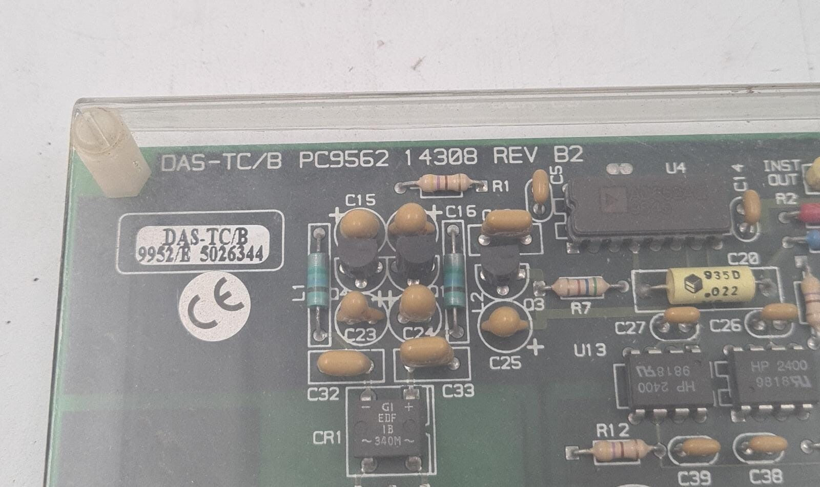 KEITHLEY DAS-TC/B PC9562 14308 REV B2 PLUG IN DATA AQUISITION BOARD CARD