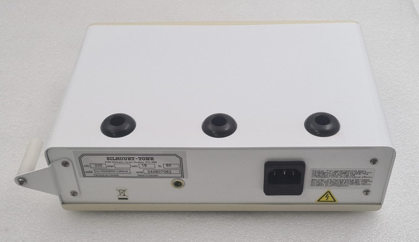SILHOUET-TONE Cirrus Ultraderm High Frequency Facial Machine 230V W/ Applicator