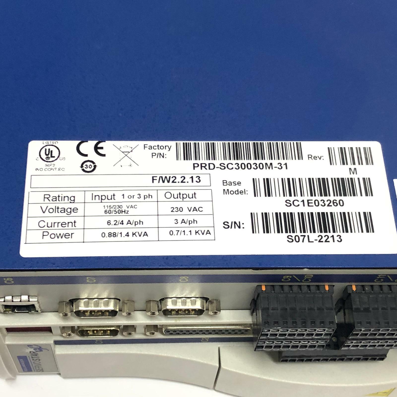 Kollmorgen Servostar SC SC1E03260 PRD-SC30030M-31 Servo Drive