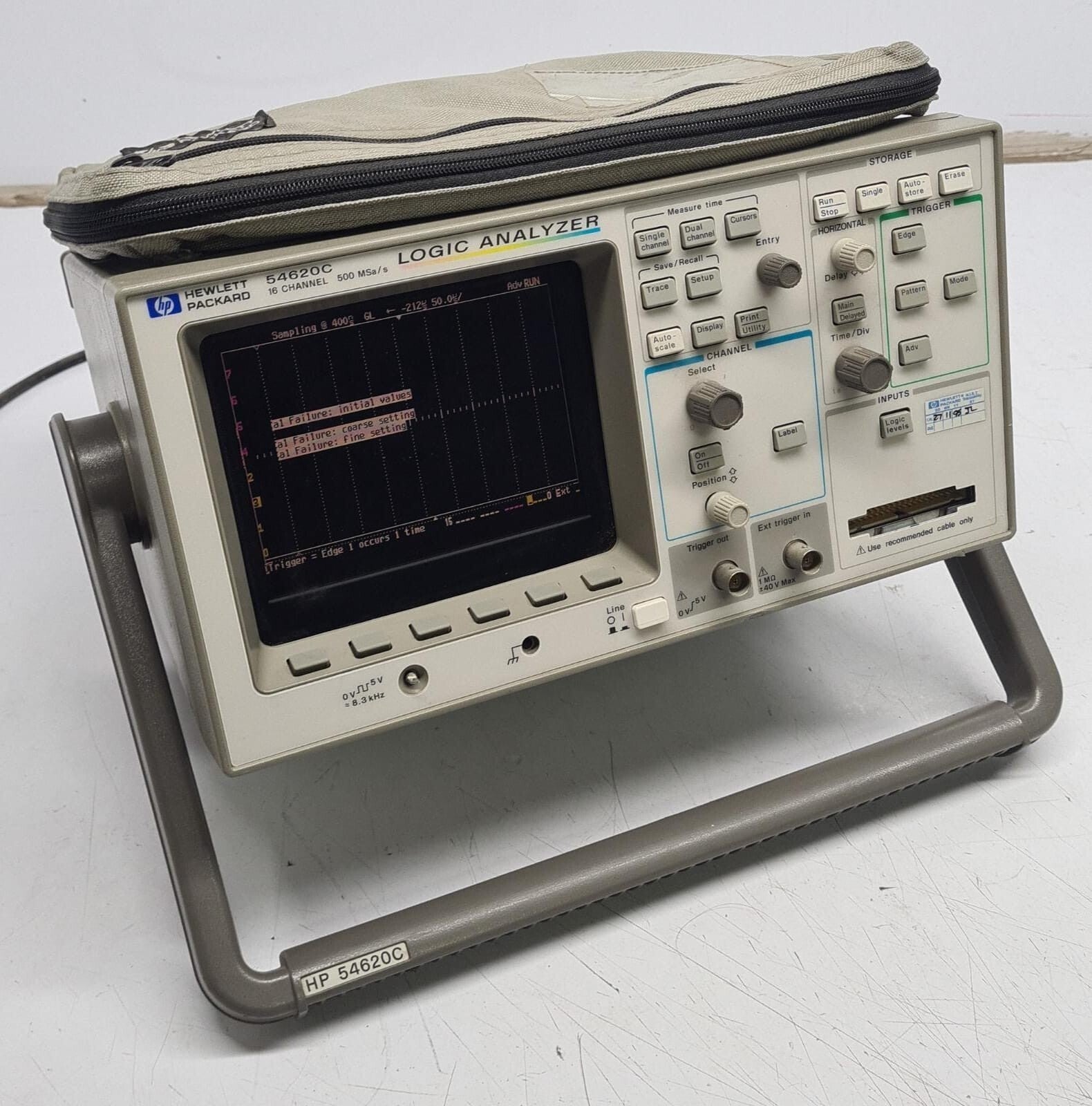 HP Agilent 54620C Logic Analyzer 16-channels 500MSa/s W/ 54650A **AS-IS