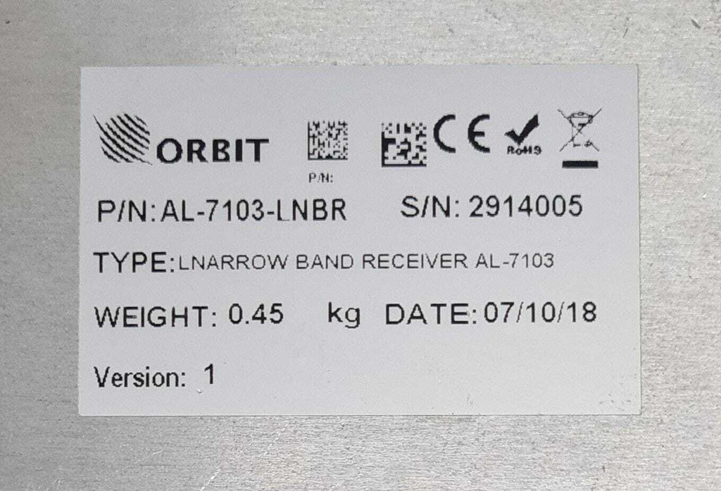 ORBIT Marine AL-7103-LNBR LNARROW BAND RECEIVER AL-7103
