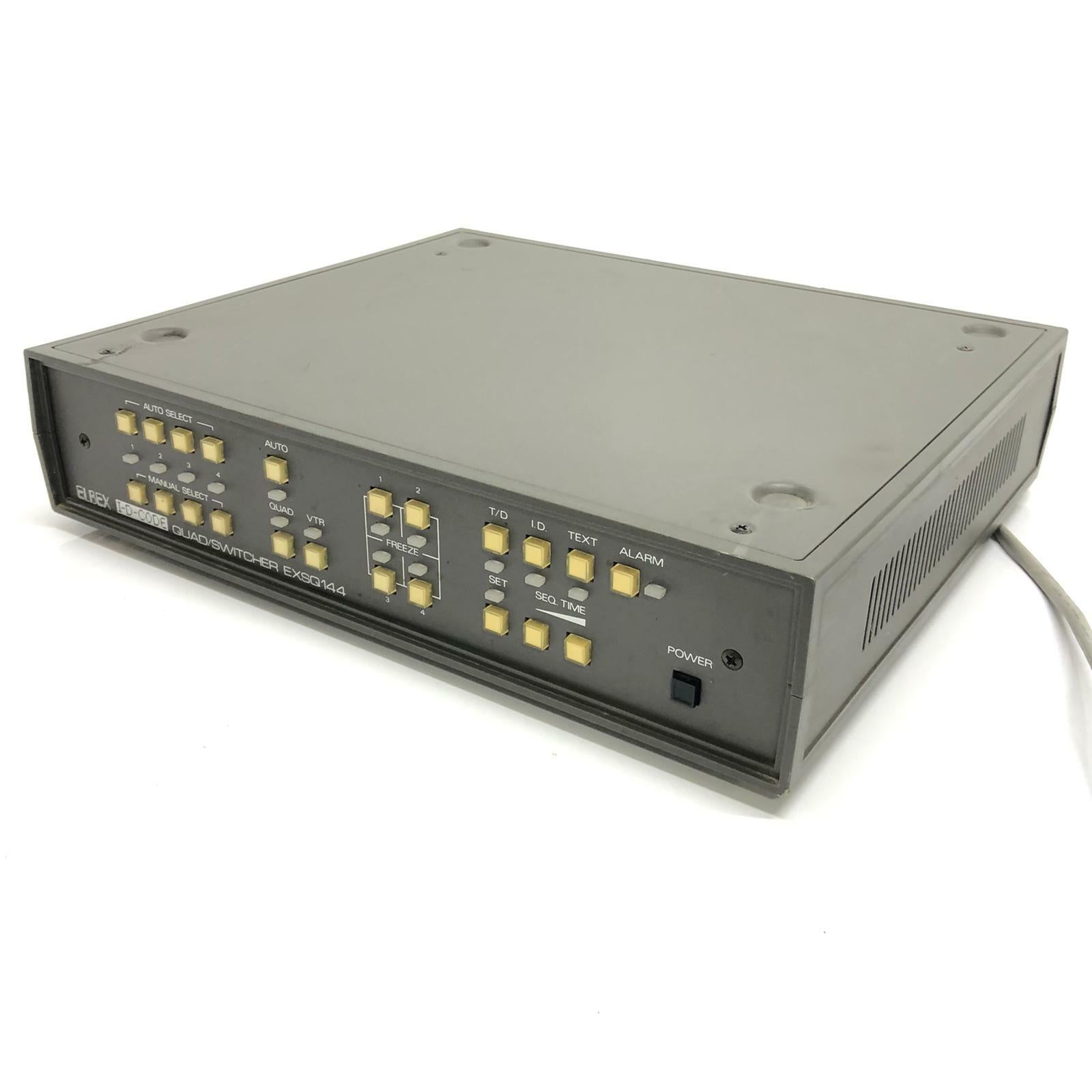 Elbex Quad Switcher EXSQ144 CCTV Video Control Vga Security Controller