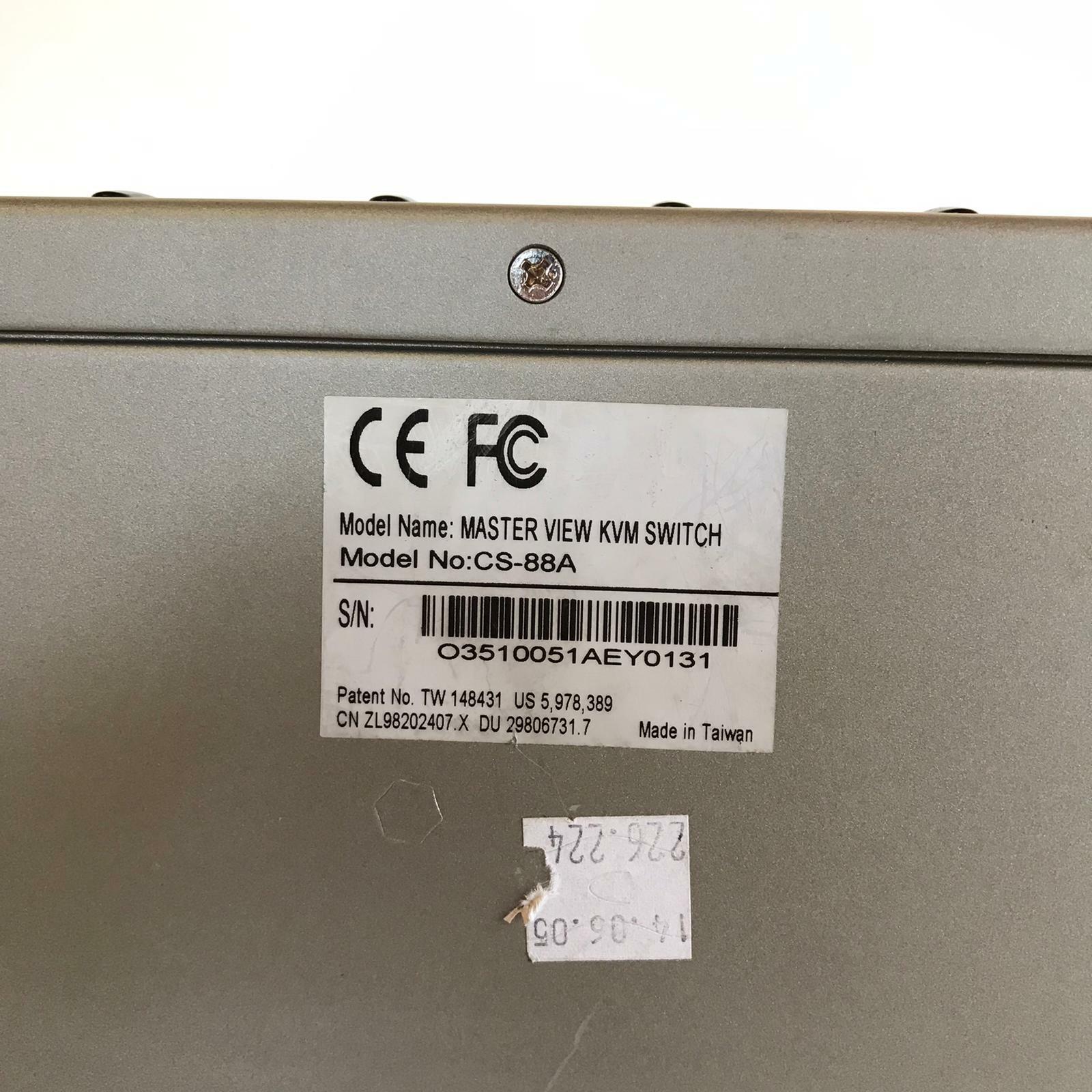 ATEN  MasterView (CS88A) 8-Ports External KVM switch PS/2