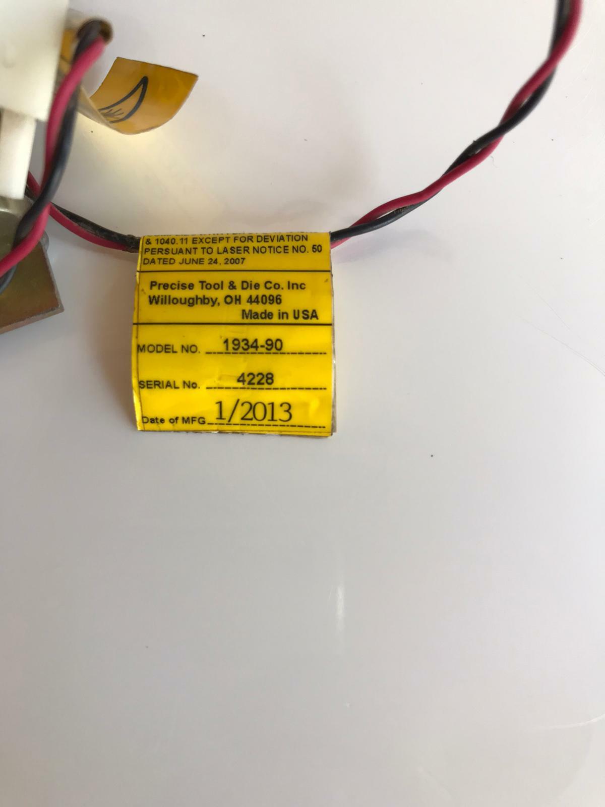 Precise Tool & Die 1934-90  X - Z  Lasers