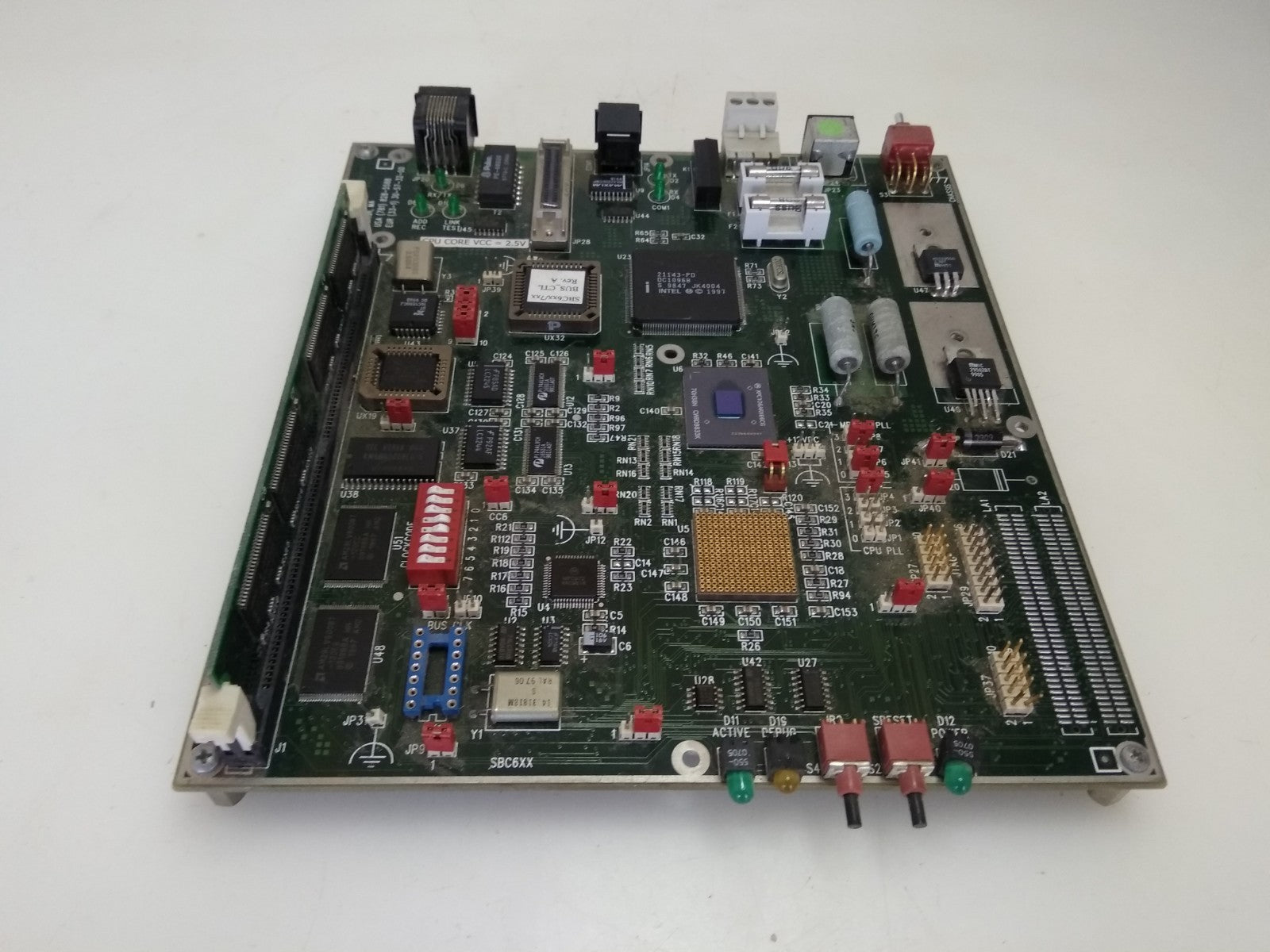 Est Corporation Sbc6xx Evaluation Board Intel Dc1096b 21143 Pd Xpc106arx66cg