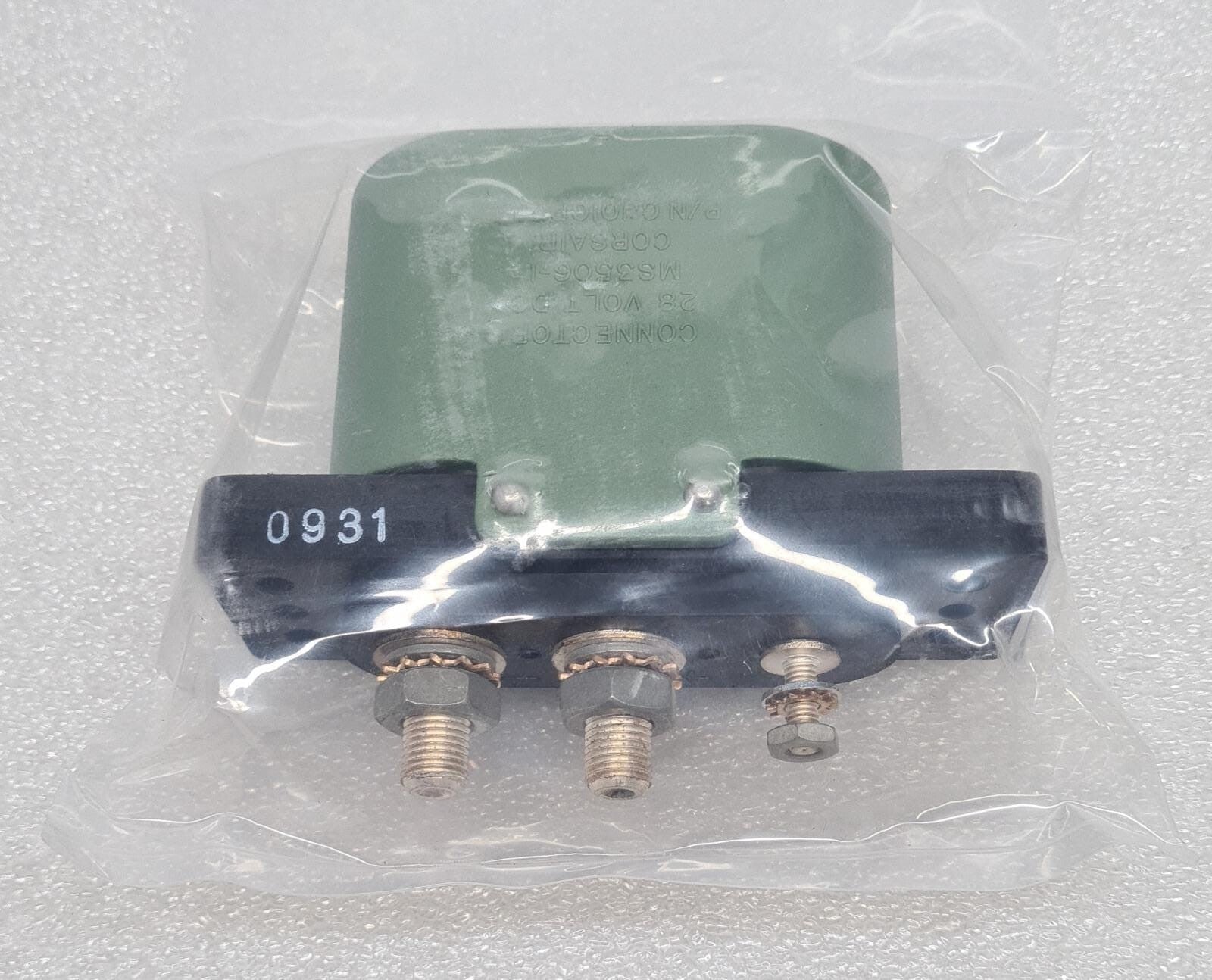 NEW - CORSAIR MS3506-1 CONNECTOR 28V Aircraft Receptacle External Power Plug