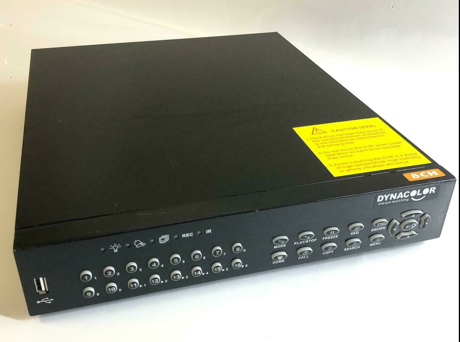 DYNACOLOR L88 II  8Ch DVR 1U VGA Digital Output PAL 902D4088LLA0P0D