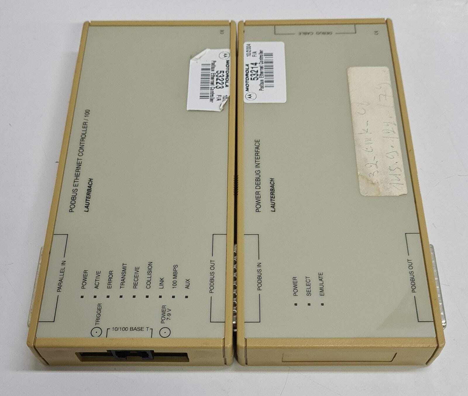 LAUTERBACH LA-7702 DEBUG-POWER Interface & LA-7821 PODBUS-ETH-128M-100 Ethernet