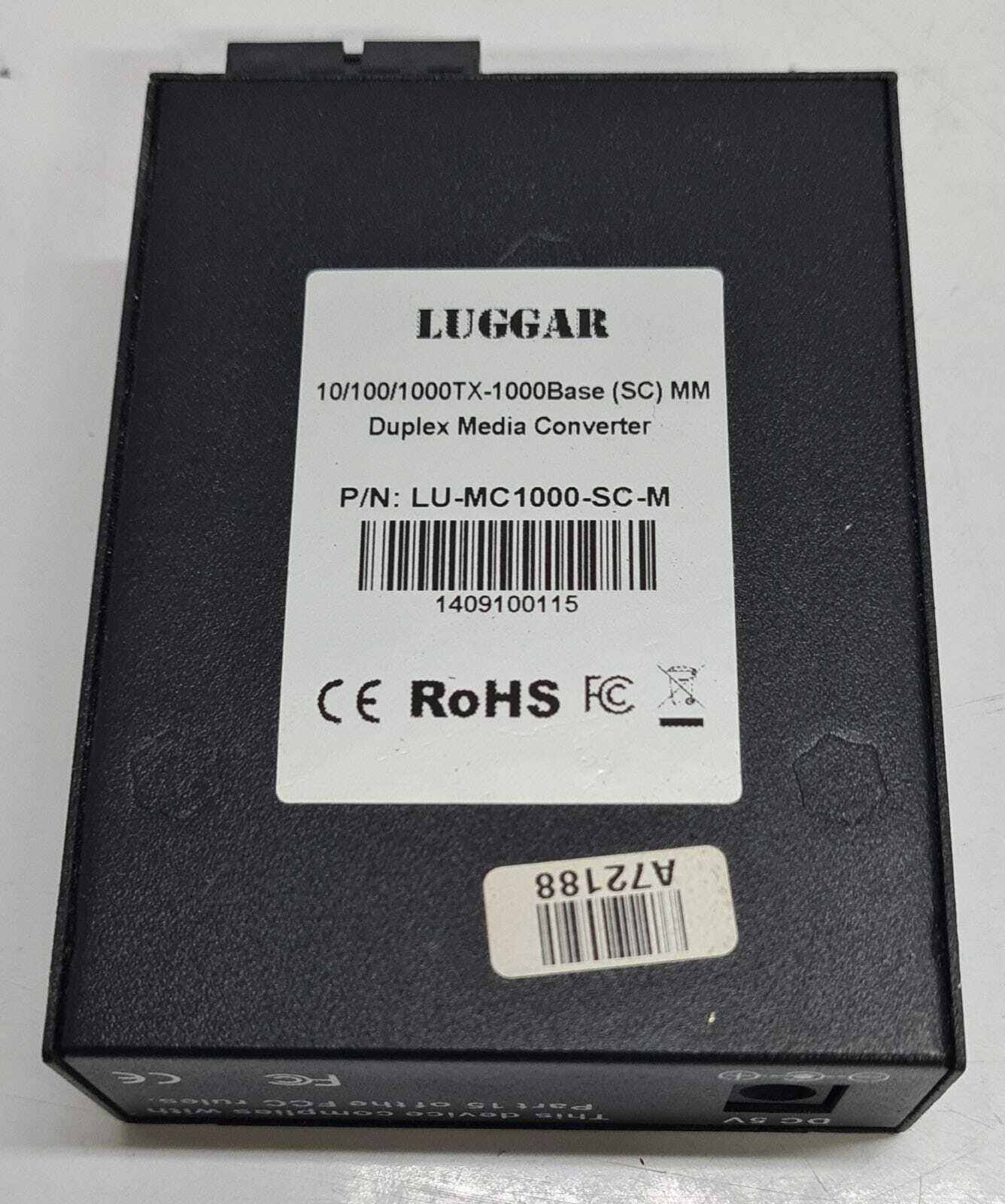 LUGGAR LU- MC1000- SC- M Gigabit Ethernet Converter Duplex Media