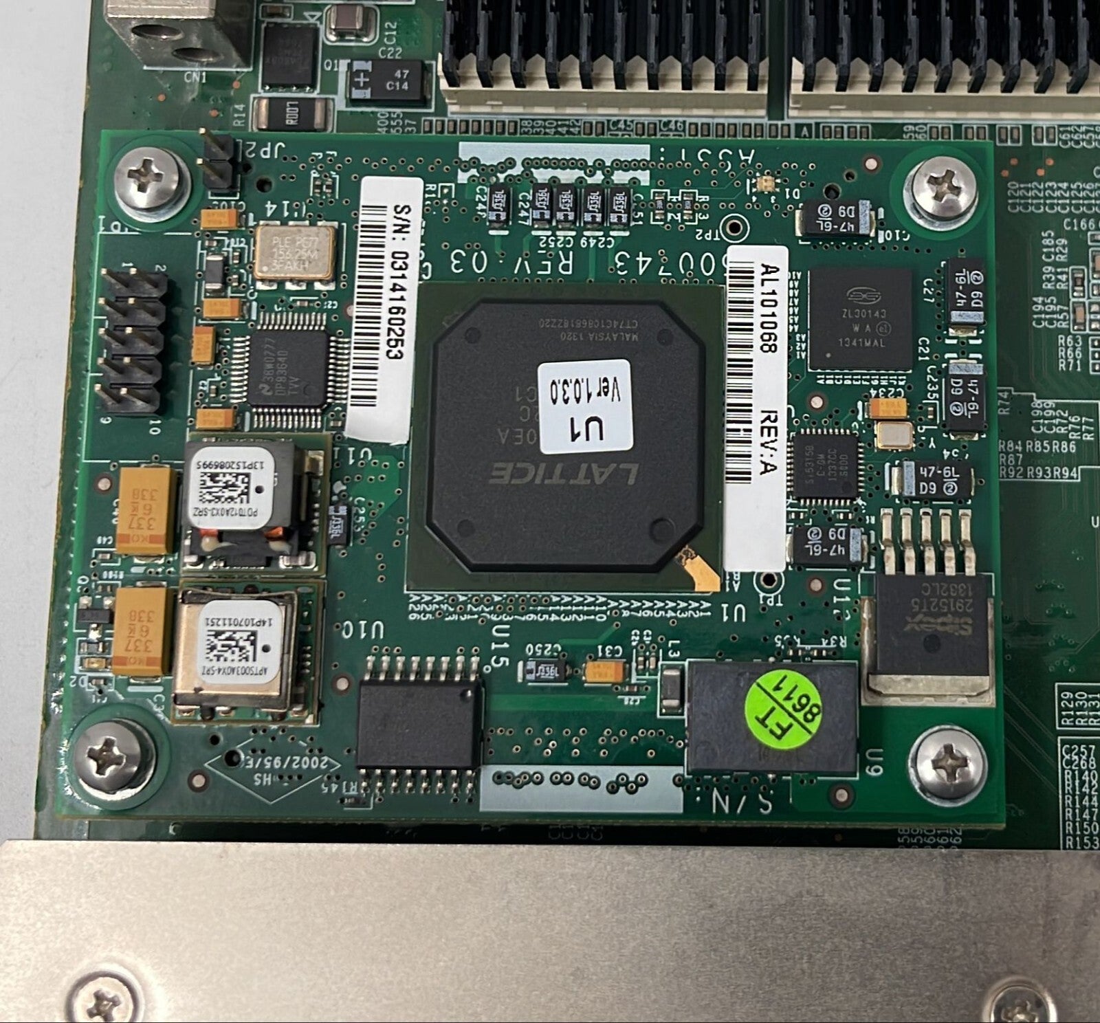 Telco System CPM640 Management CPU and matrix module for the T-Metro 8000