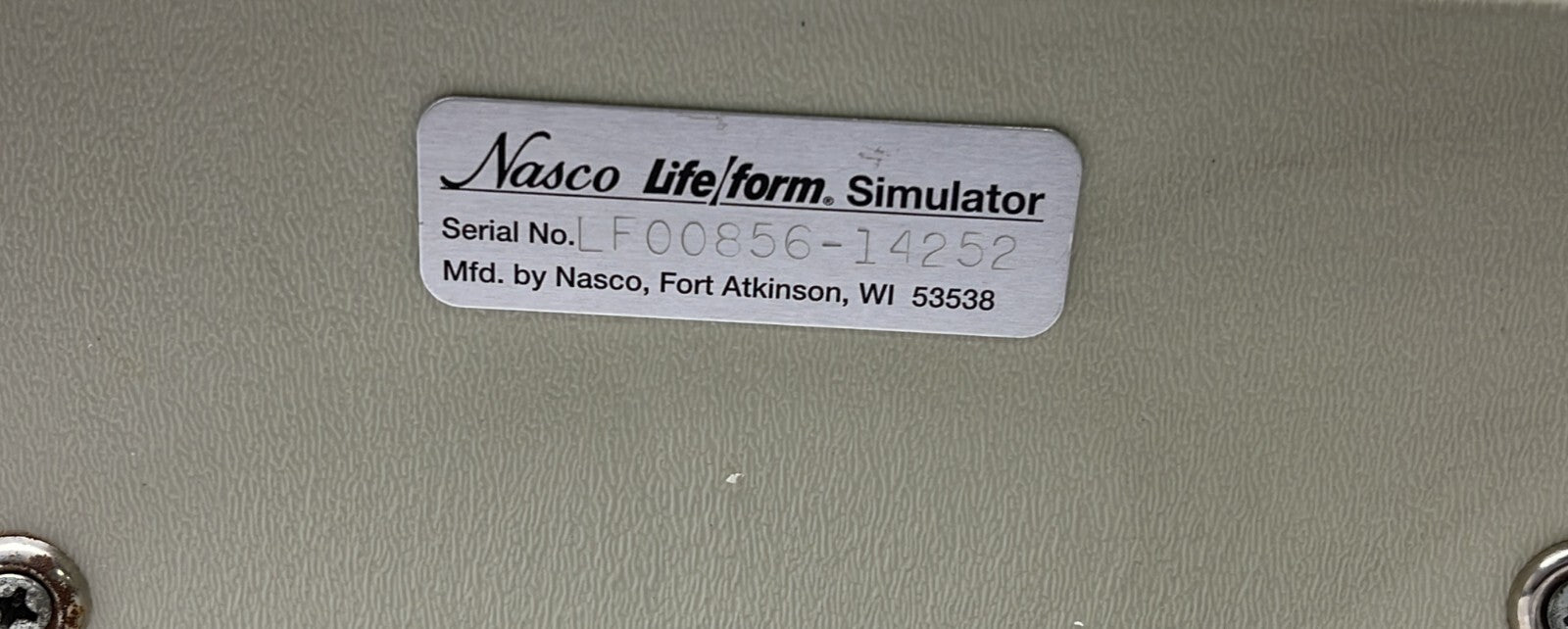 NASCO Life form Female Catheterization Simulator Training LF856