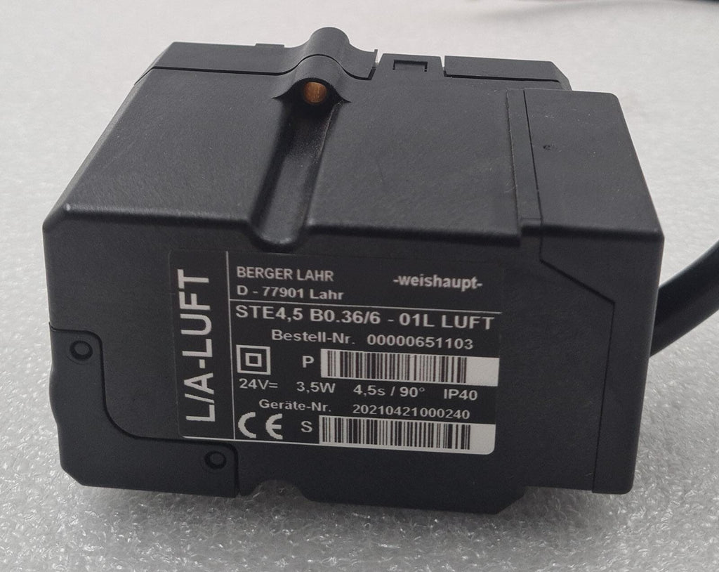 Berger Lahr L/A-LUFT STE4,5 B0.36/6-01L LUFT 24V 3.5W Weishaupt 00000651103
