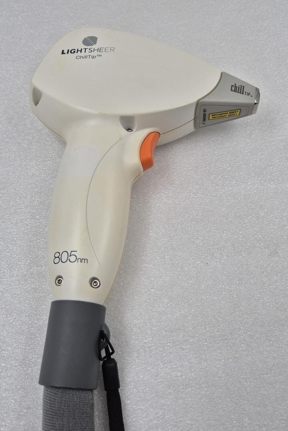 Lumenis LightSHEER Laser Hair Removal Handpiece ET ChillTip 805nm 9x9mm *AS-IS*