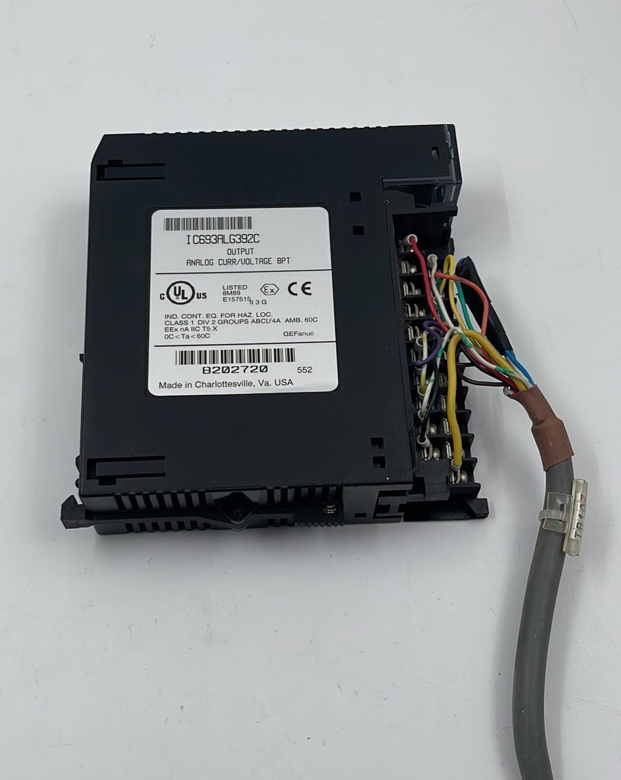 GE Fanuc IC693ALG392C Output Analog Curr/Voltage 8-PT **AS IS