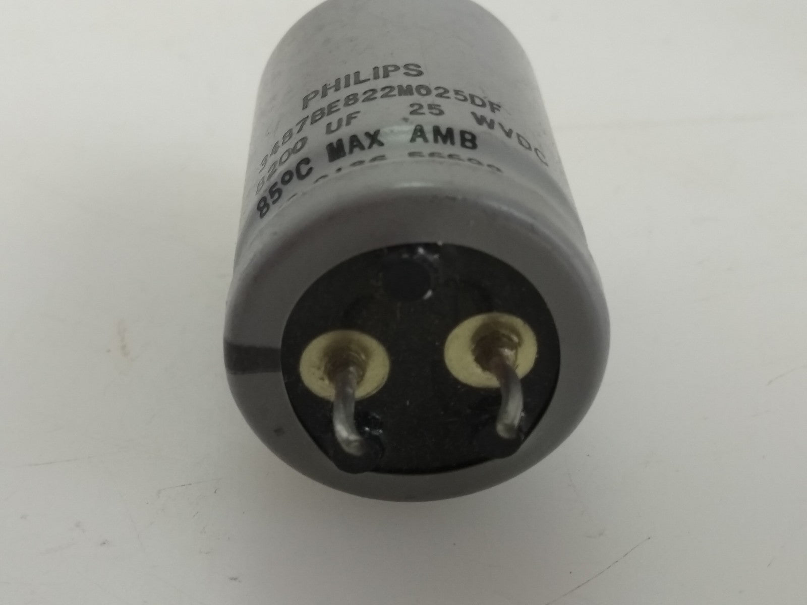 6 Pcs - Philips Aluminum Electrolytic Capacitors Super Snap in 3487 8200uf 3.95A