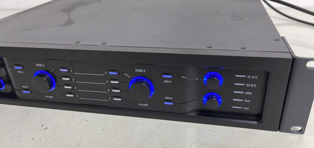Style Prezone Biamp Prezone 2 Professional Audio Preamplifiers Stereo source zones