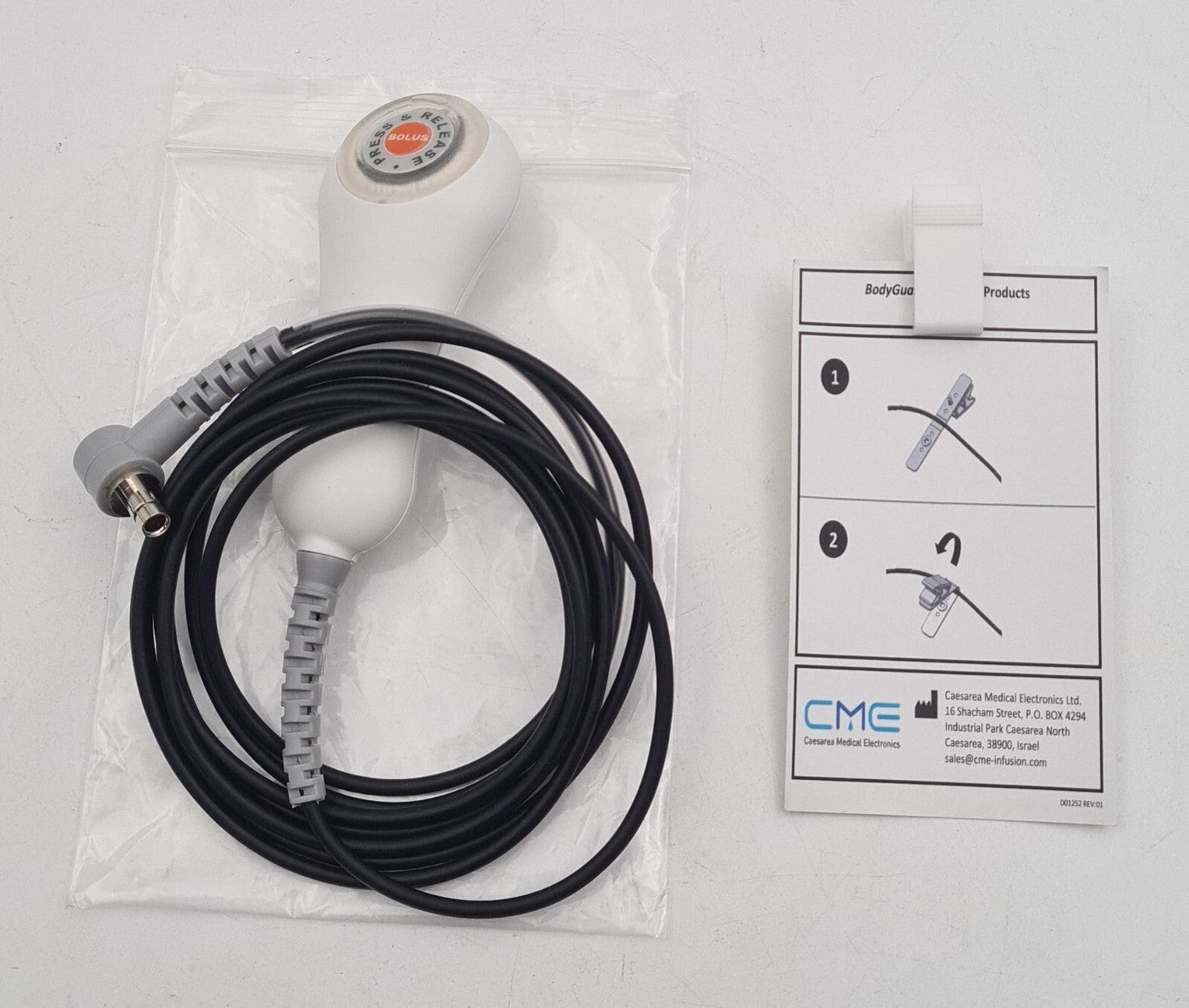 **AS-IS** MedNet CME Caesarea BodyGuard 595 999-803de Infusion PUMP CHARGER KIT