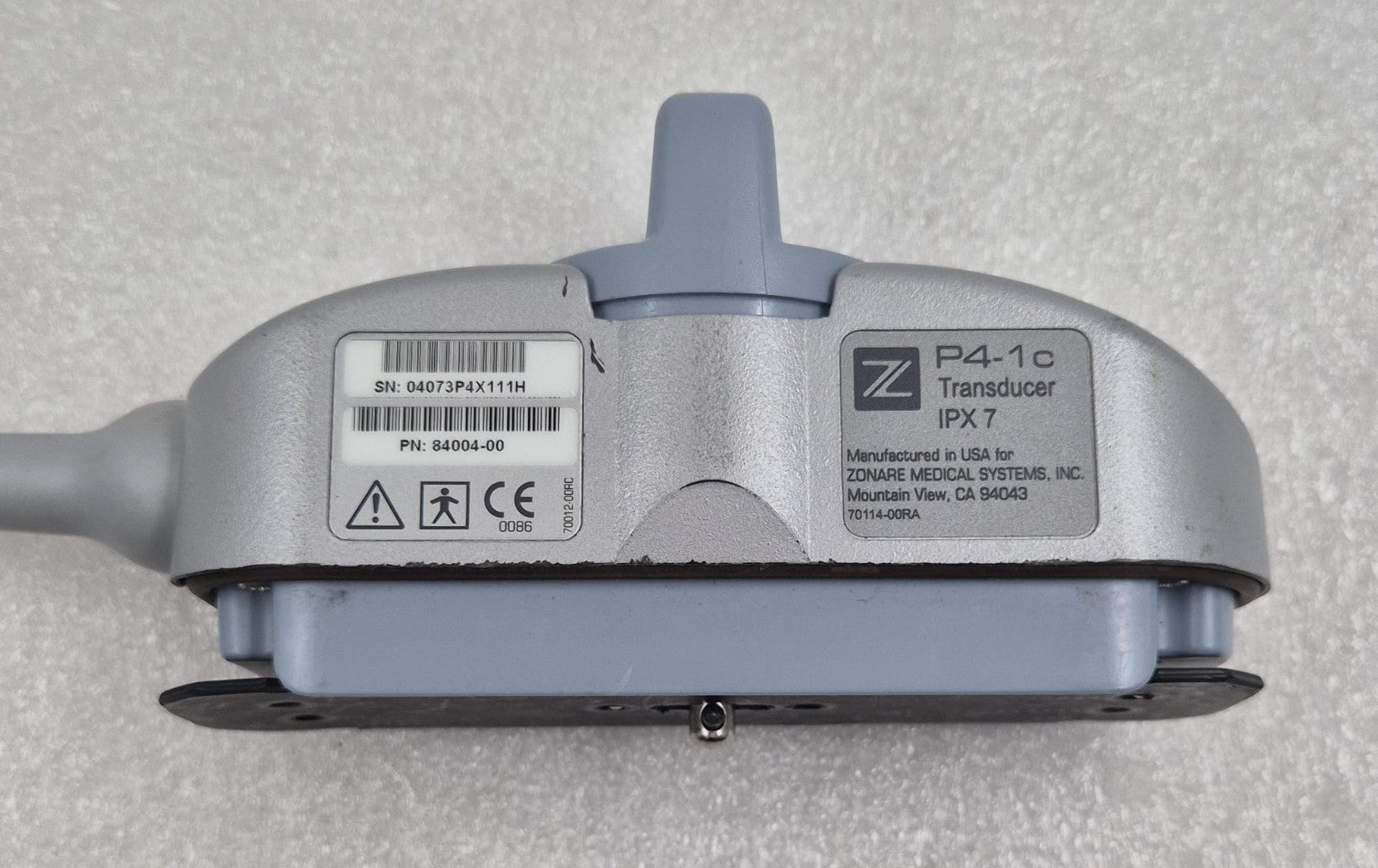 ZONARE P4-1c ULTRASOUND TRANSDUCER PROBE 84004-00