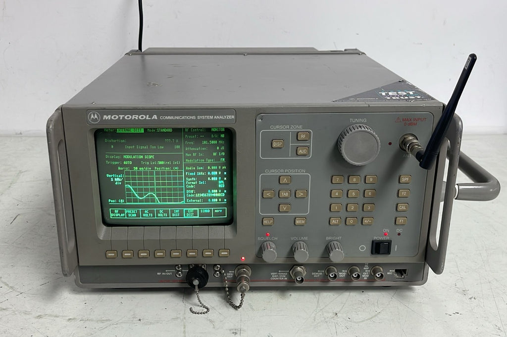 Motorola R2550 Communications System Analyzer W/ RPN4000A Battery Backup