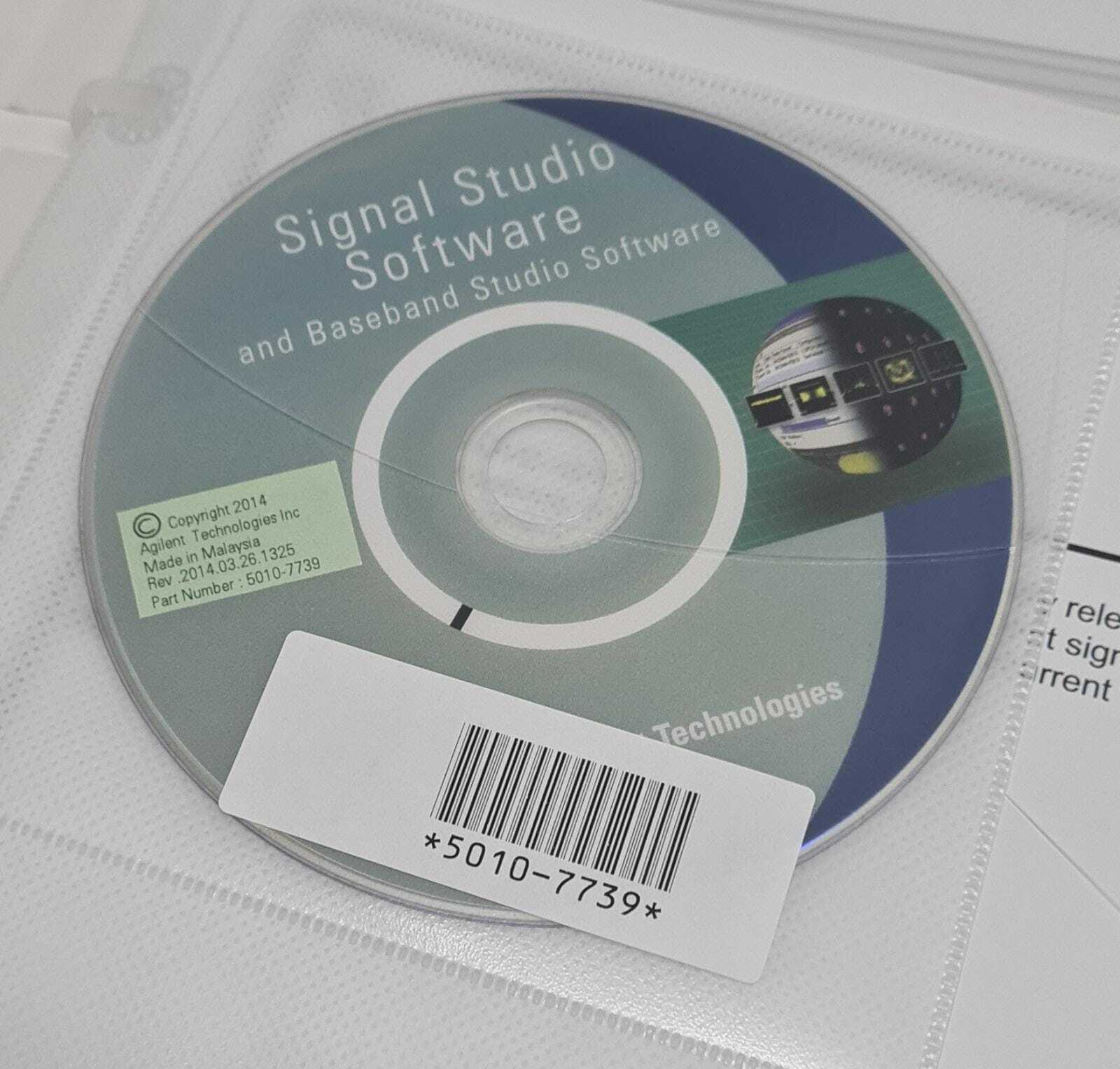 NEW - AGILENT Technologies 5010-7741 SOFTWARE KIT W/ SW CD 5010-7739