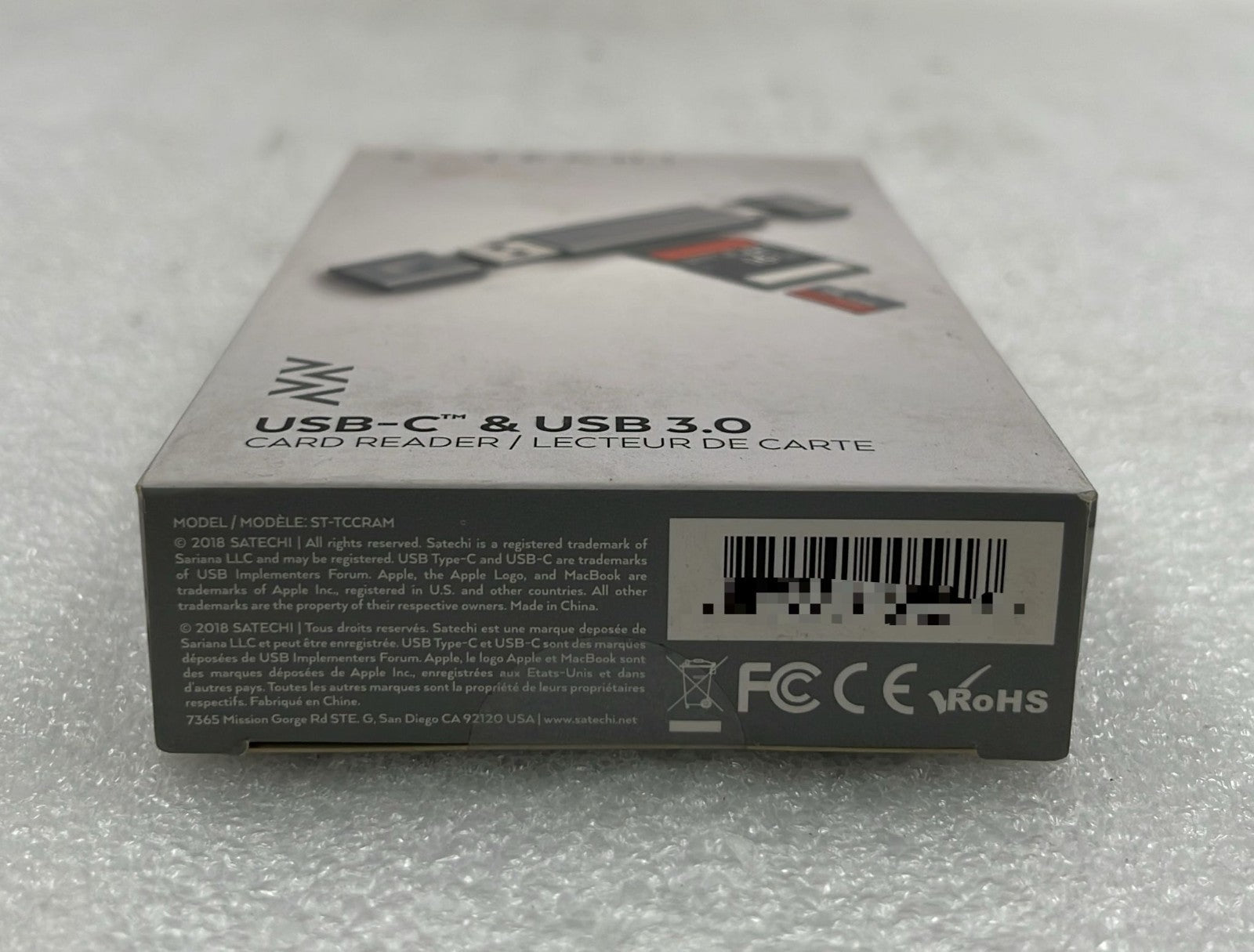 **NEW** [LOT 10 PCS] Satechi USB-C & USB 3.0 Dual Card Reader SD MicroSD Adapter