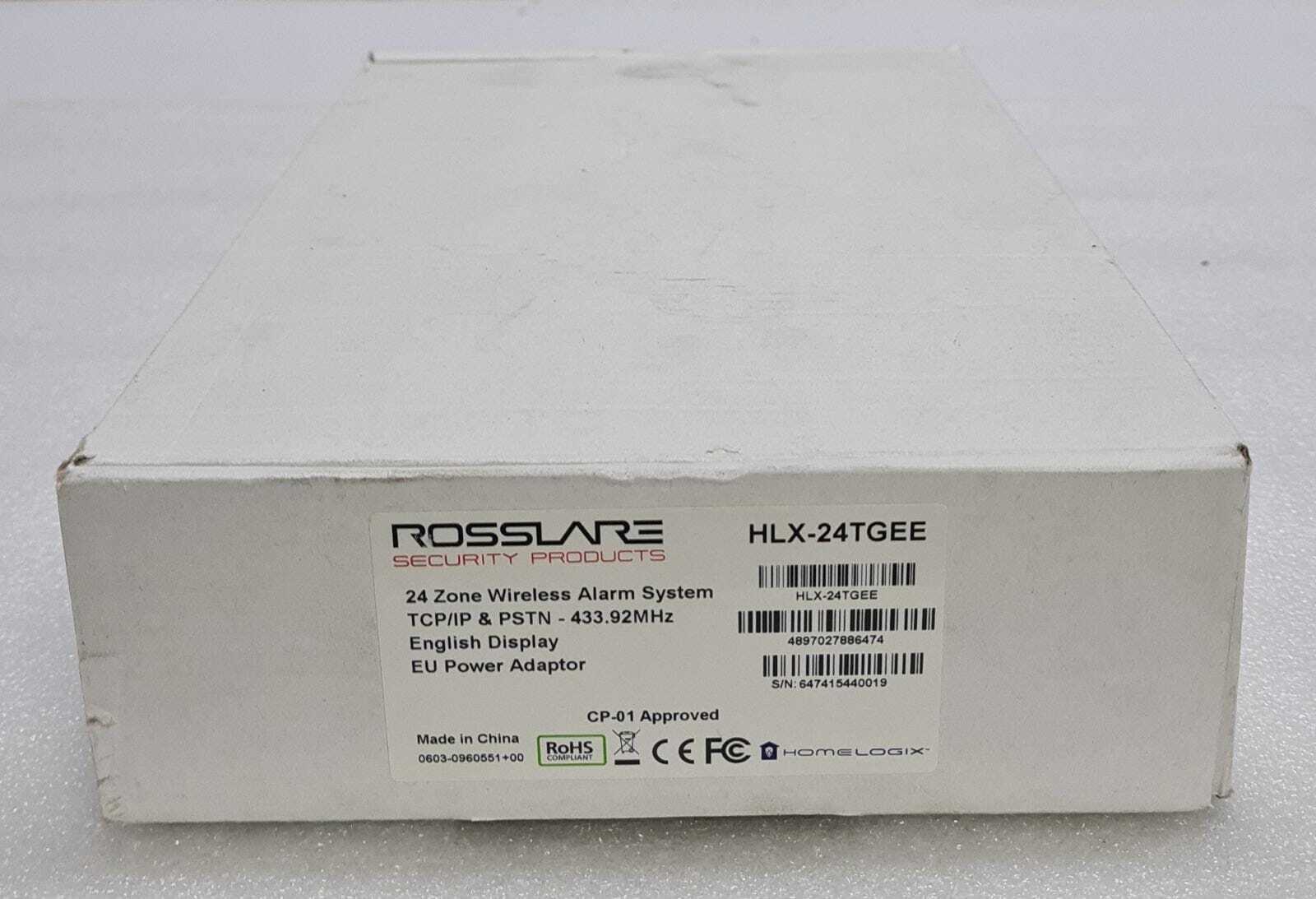 ROSSLARE SECURITY HOME LOGIX HLX-24TGEE 24 Zone Wireless Alarm System W/ CD