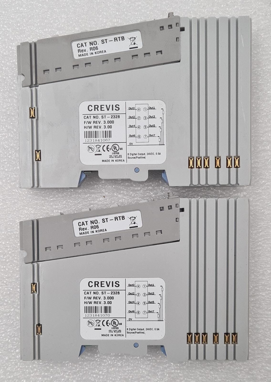 [LOT OF 2] CREVIS ST-2328 8-Digital Inputs Module W/ ST-RTB