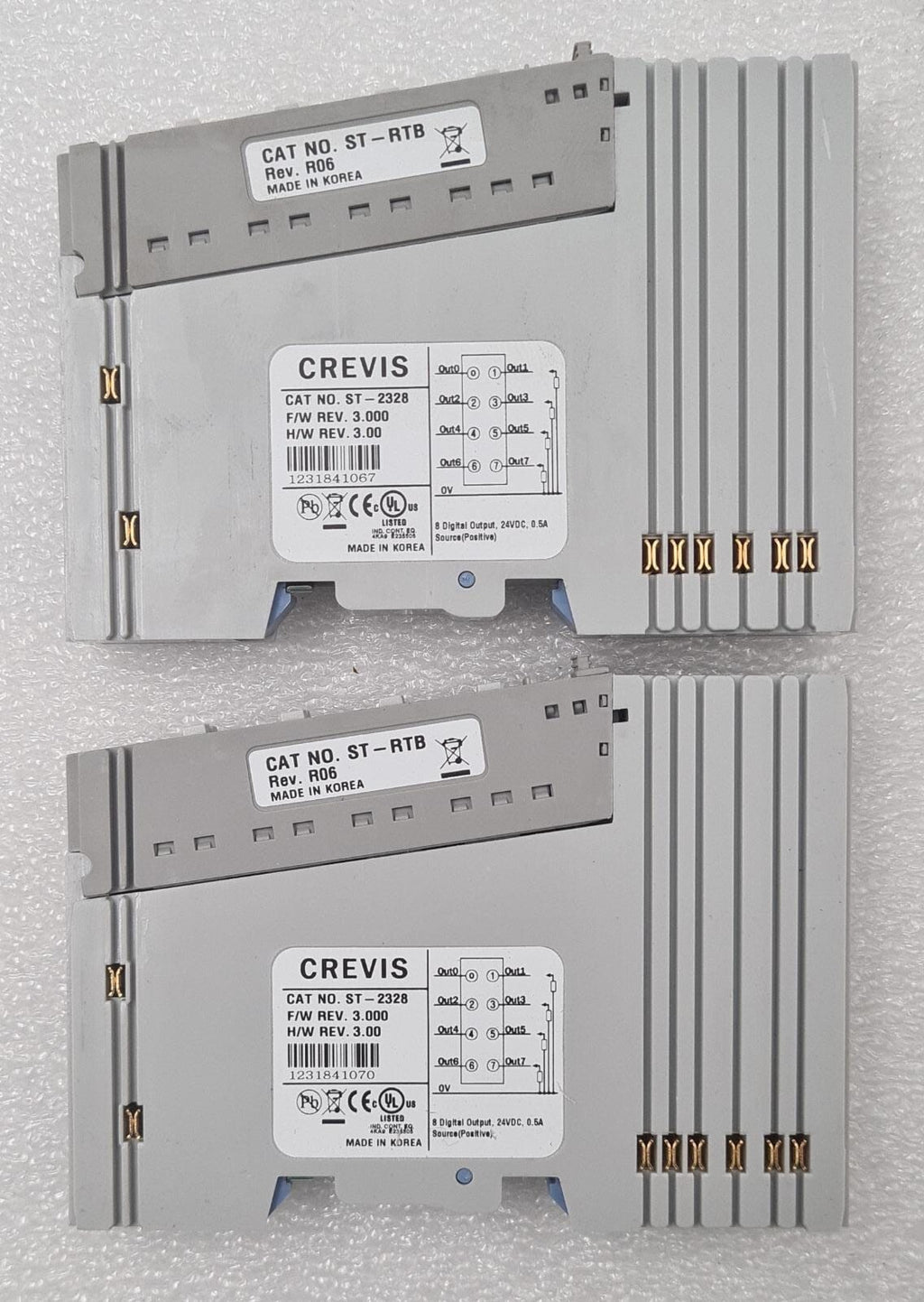 [LOT OF 2] CREVIS ST-2328 8-Digital Inputs Module W/ ST-RTB