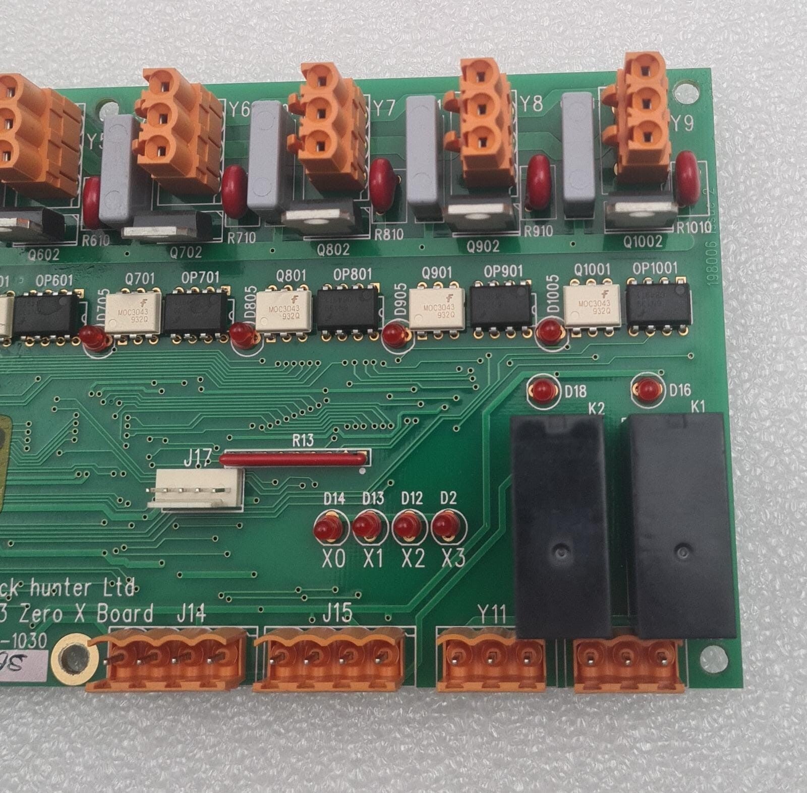 Domnick Hunter Zero X 28-497-1030 control board for Parker hydrogen generator