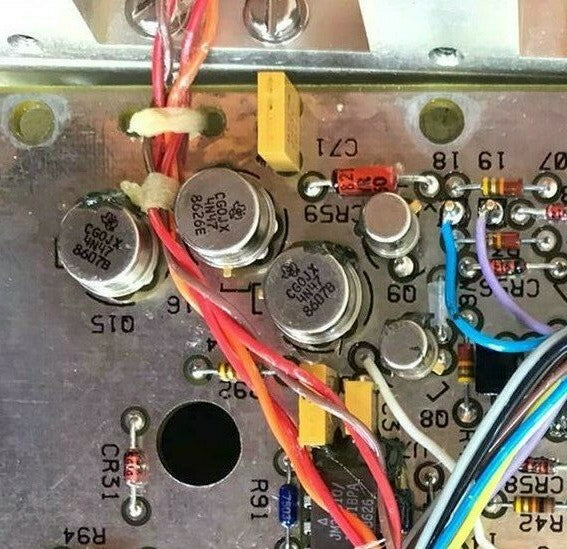 F16 Aircraft Chip Recovery 2N6766 Vishay Sprague M39006/22-0560 M39006/22-0620H