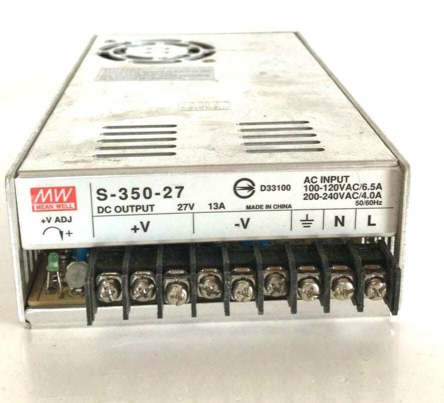 Mean Well  S-350-27 MW 27V 13A 350W AC/DC Switching Power Supply