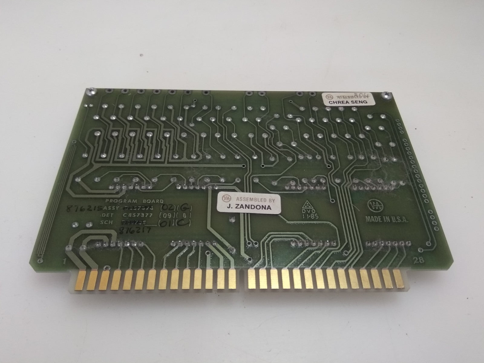 Varian Program Board Pcb Assy d857376 With 20 Pcs Bourns 3057y 1 202
