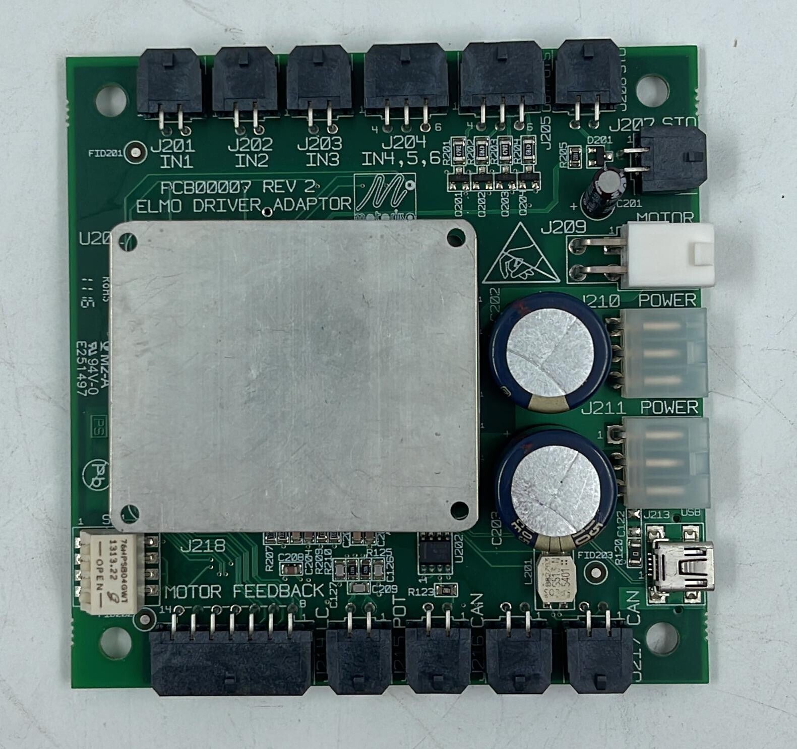 Elmo Motion Control G-WHI20/100SE Driver Adaptor W/ Motorika PCB00007