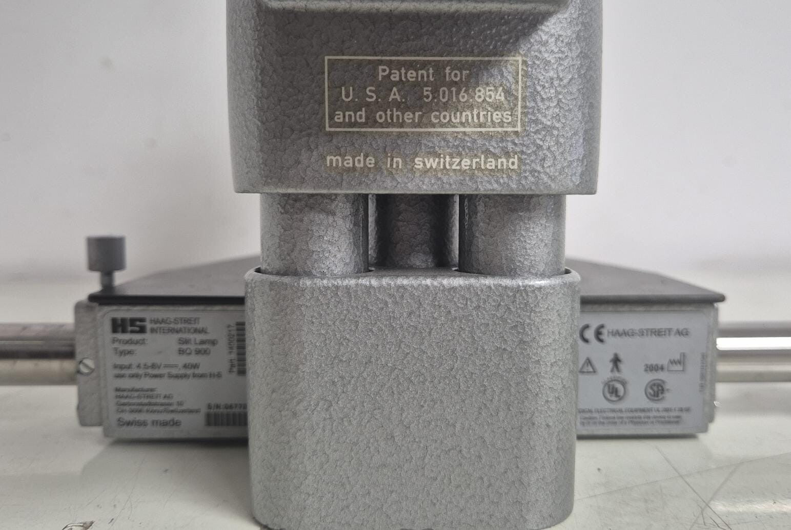 HAAG STREIT BERN Slit Lamp BQ 900 TONOMETER Portable Handheld Microscope *AS-IS*